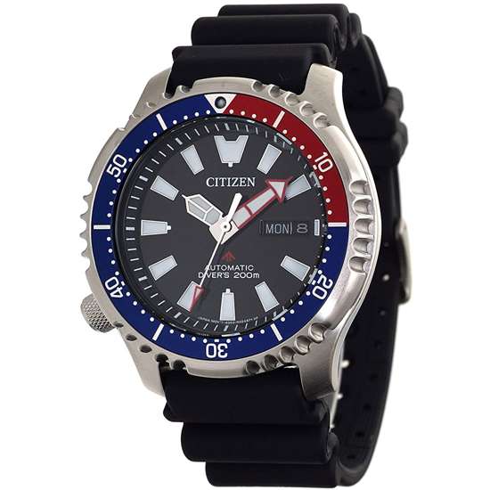 Citizen NY0088-11E Automatic Pepsi Bezel Watch