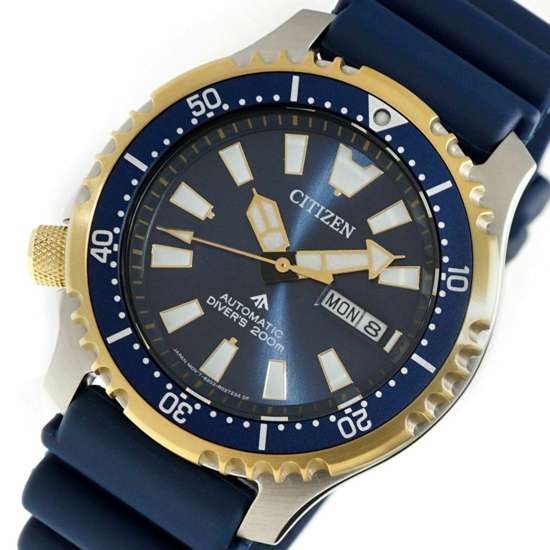 Citizen NY0096-12L Automatic Blue Diving Watch