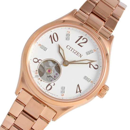 Citizen PC1002-85A Ladies Automatic Pink Gold Watch