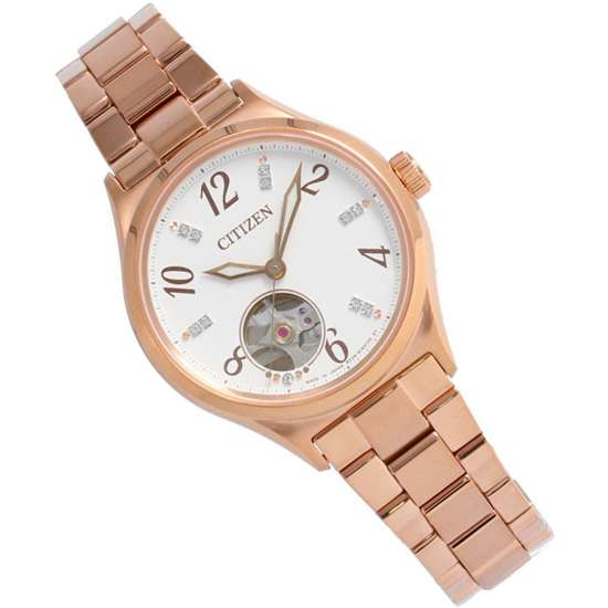 Citizen PC1002-85A Ladies Automatic Pink Gold Watch