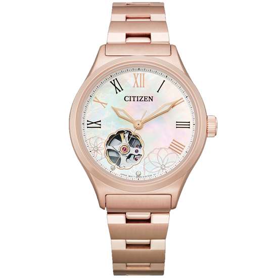 Citizen PC1007-81D Cherry Blossom Pink Gold Ladies Watch