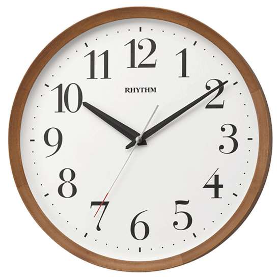 Rhythm CMG135NR06 Wooden Wall Clock (Singapore Only)