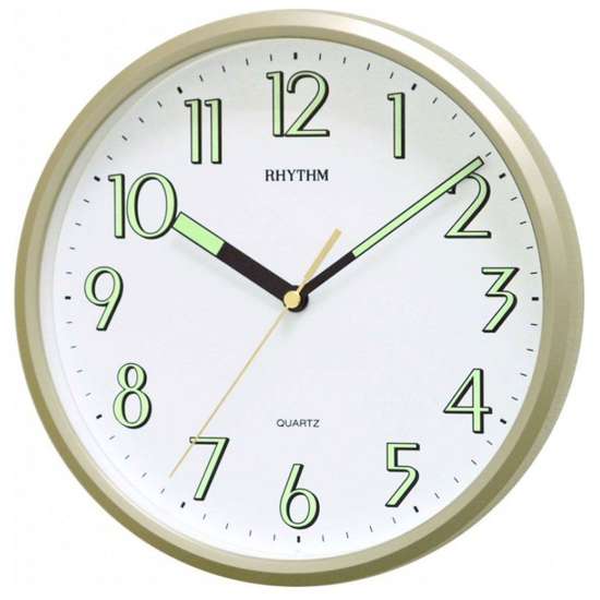 RHYTHM SUPER LUMINOUS WALL CLOCK CMG727NR18