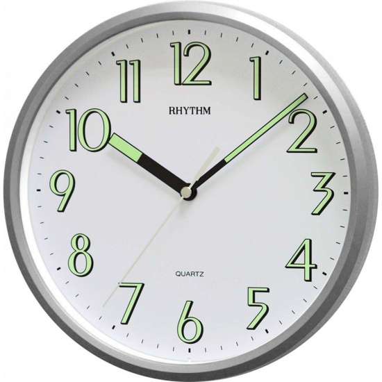 RHYTHM SUPER LUMINOUS WALL CLOCK CMG727NR19