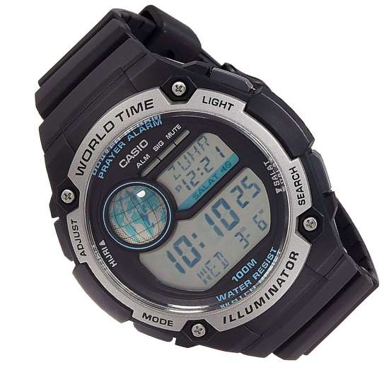 Casio CPA-100-1AV CPA100-1 Hijri Islam Alarm Prayer Digital Watch
