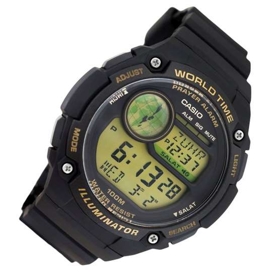 Casio CPA-100-9AV CPA100-9 Hijri Islam Alarm Prayer Digital Watch