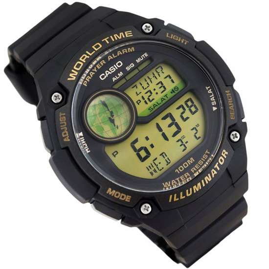 Casio CPA-100-9AV CPA100-9 Hijri Islam Alarm Prayer Digital Watch