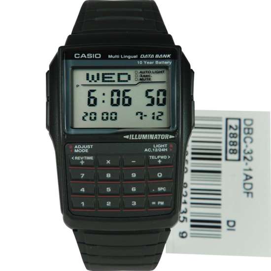 Casio DBC-32-1ADF Calculator Databank Watch DBC32-1A