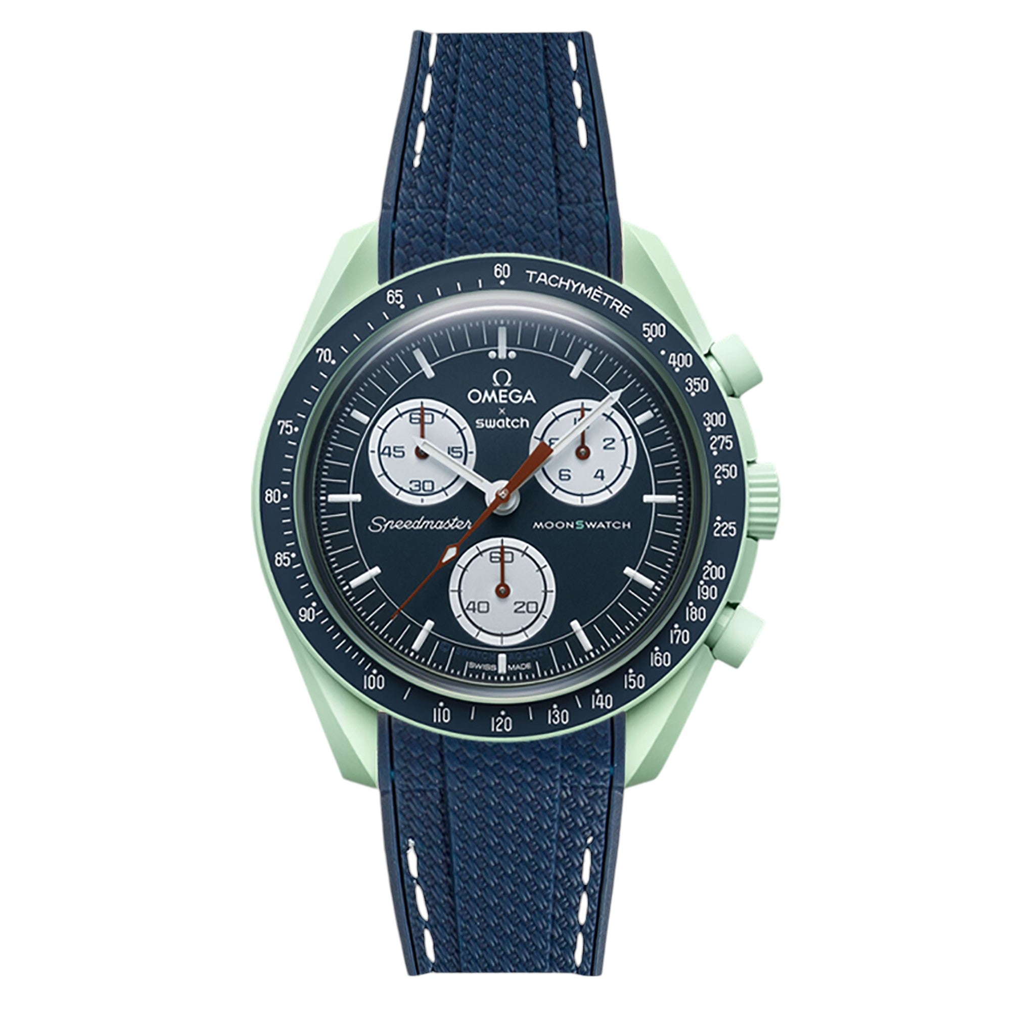 #color_navy with white stitch