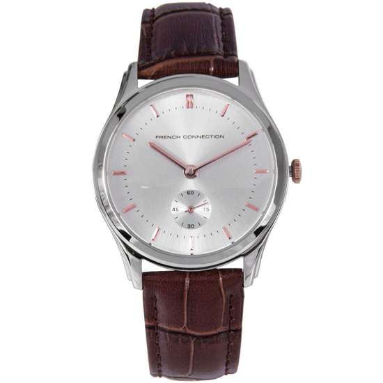French Connection FC1185ST FCUK Men Quartz Leather Casual Watch
