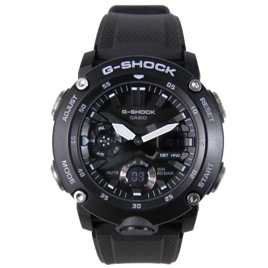 Casio G-Shock GA2000S-1A GA-2000S-1 Black Carbon Core Sports Watch