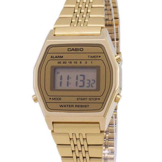 Casio Retro LA690WGA LA690WGA-9 Digital Gold Ladies Watch