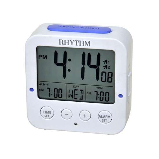 Rhythm Dual Alarm Clock LCT082NR03 (Singapore Only)
