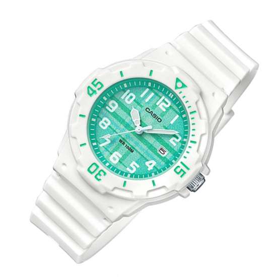 Casio Green Dial Ladies Watch LRW-200H-3 LRW-200H-3CV