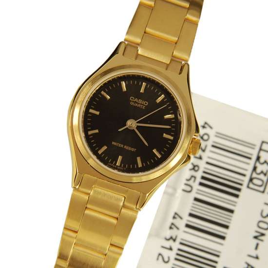 Casio Quartz Gold Plated Ladies Watch LTP-1130N-1A