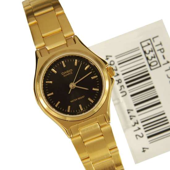 Casio Quartz Gold Plated Ladies Watch LTP-1130N-1A