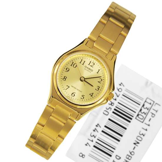 Casio Quartz Gold Plated Ladies Watch LTP-1130N-9B
