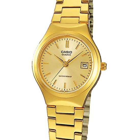 Casio Ladies Quartz Gold Plated Dress Watch LTP-1170N-9A