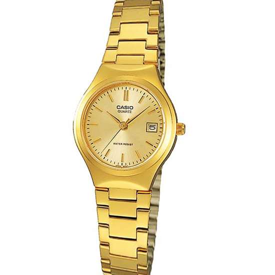 Casio Ladies Quartz Gold Plated Dress Watch LTP-1170N-9A