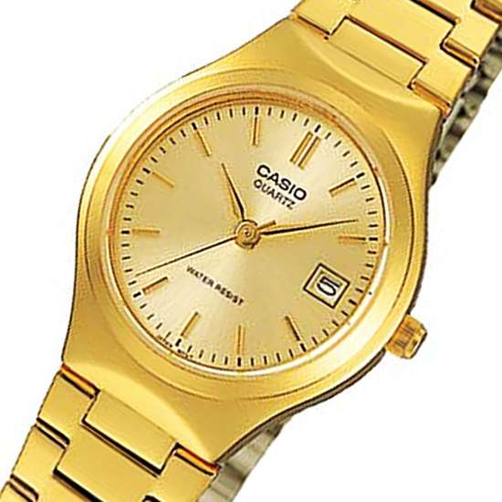 Casio Ladies Quartz Gold Plated Dress Watch LTP-1170N-9A