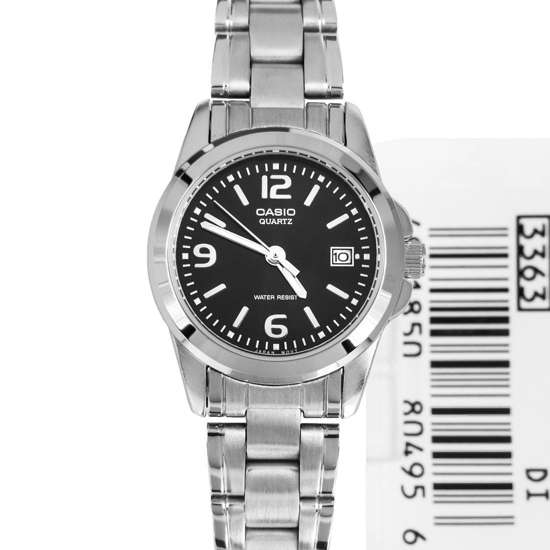 Casio Black Round Dial Ladies Watch LTP-1215A-1A LTP1215A