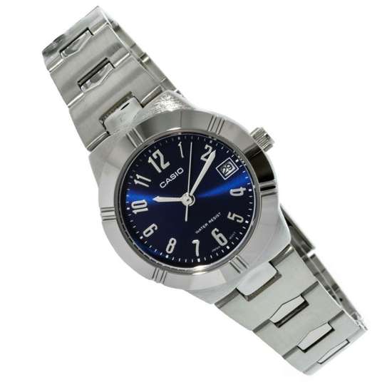 Casio LTP-1241D-2A2 LTP-1241D-2A2D Womens Blue Dial Stainless Watch