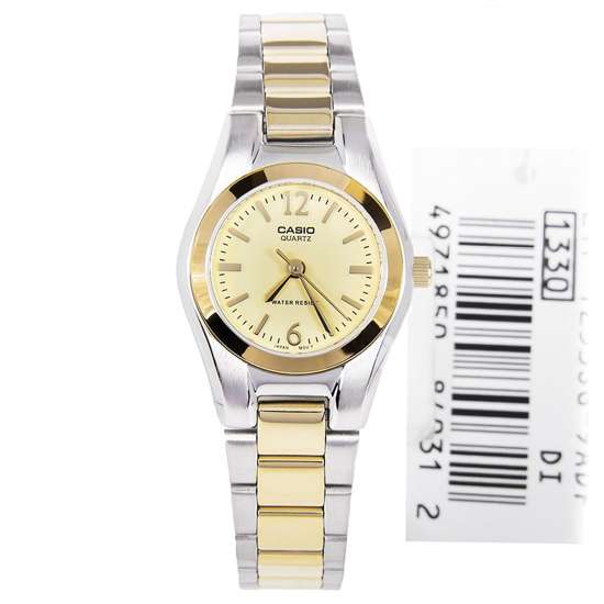 Casio Quartz Gold Dial Ladies Watch LTP-1253SG-9ADF LTP1253SG