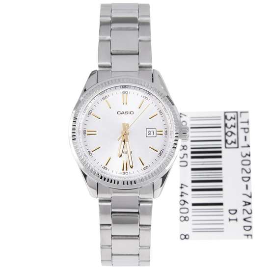 Casio White Dial Ladies Dress Watch LTP-1302D-7A2 LTP1302D