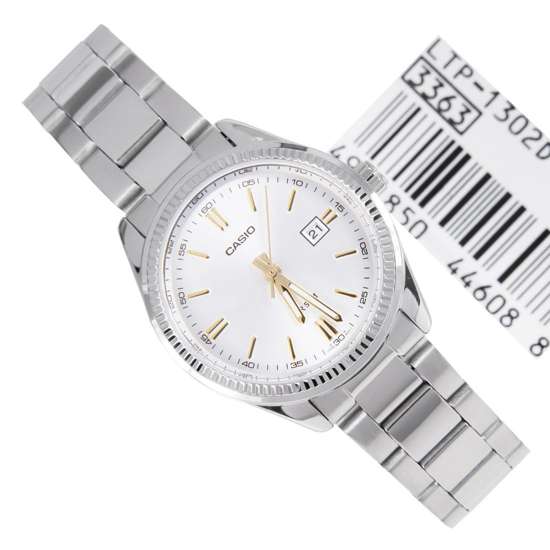 Casio White Dial Ladies Dress Watch LTP-1302D-7A2 LTP1302D