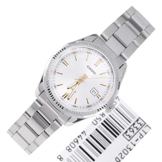 Casio White Dial Ladies Dress Watch LTP-1302D-7A2 LTP1302D