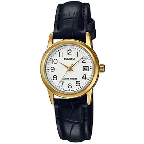 Casio Ladies Leather Watch LTPV002GL-7B2 LTP-V002GL-7B2