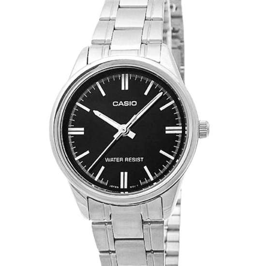 Casio Enticer LTP-V005D-1 LTPV005D-1A Womens Stainless Steel Watch