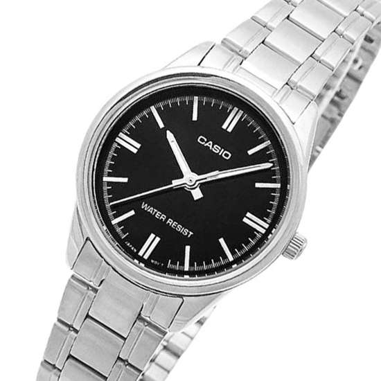 Casio Enticer LTP-V005D-1 LTPV005D-1A Womens Stainless Steel Watch