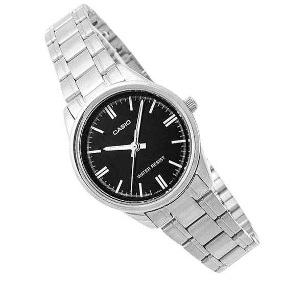 Casio Enticer LTP-V005D-1 LTPV005D-1A Womens Stainless Steel Watch