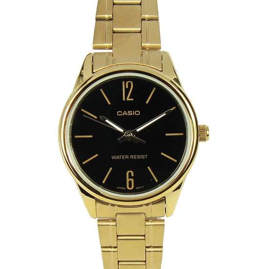 Casio Ladies Gold Watch LTPV005G-1B LTP-V005G-1B