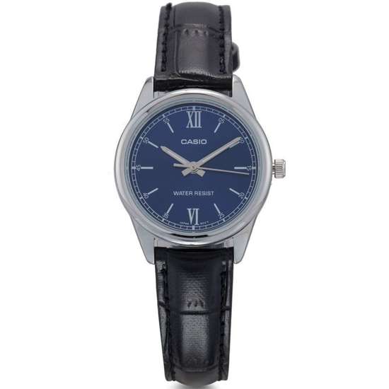 Casio Womens Leather Couple Watch LTPV005L-2B LTP-V005L-2B