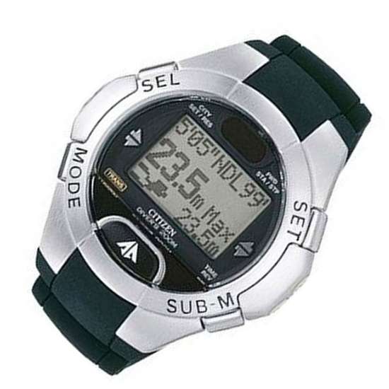 Citizen Digital MG0000-07E Alarm Thermometer Watch