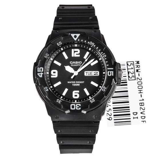 Casio Quartz Mens Sports Watch MRW-200H-1B2VDF MRW-200H-1B2