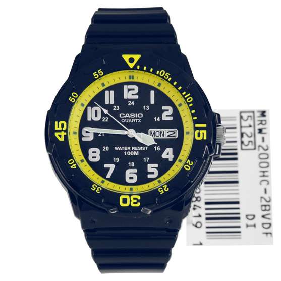 Casio Analog Quartz Deep Blue Mens Watch MRW-200HC-2B MRW-200HC
