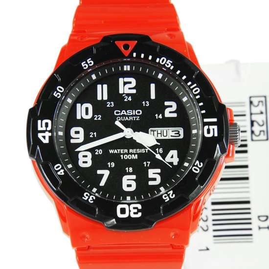 Casio Analog Quartz Red Mens Watch MRW-200HC-4B MRW200HC