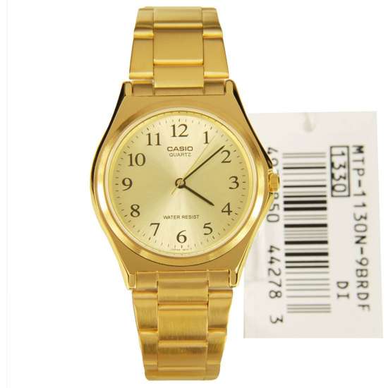Casio Gold Tone Mens Watch MTP-1130N-9BRDF