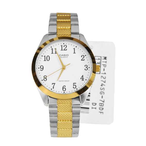 Casio Two-Tone Classic Mens Watch MTP-1274SG-7BDF