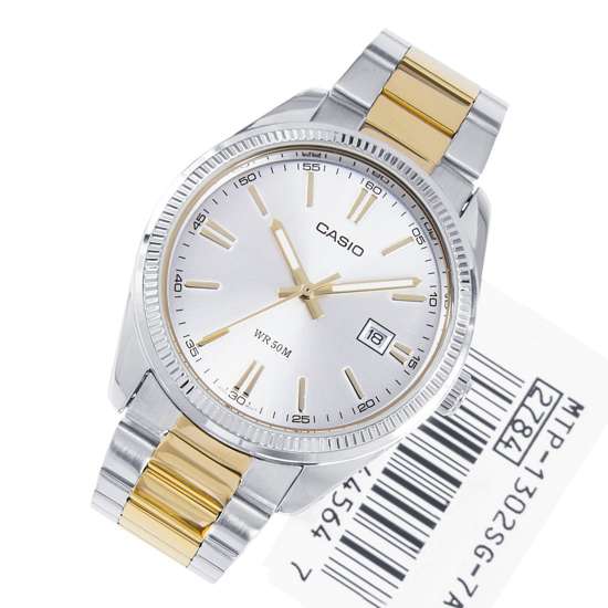 MTP-1302SG-7A MTP1302SG Casio Two Tone Gents Dress Watch