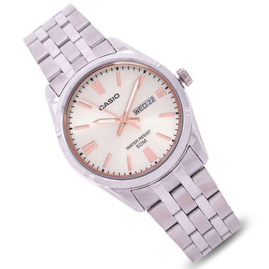 Casio MTP-1335D-9 MTP1335D-9A Pair Male Enticer Watch