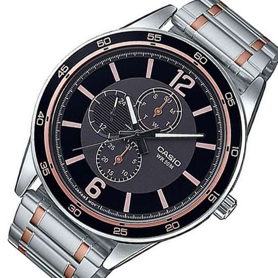 Casio Analog Watch MTP-E319RG-1B MTP-E319RG-1BV