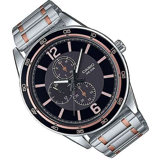 Casio Analog Watch MTP-E319RG-1B MTP-E319RG-1BV