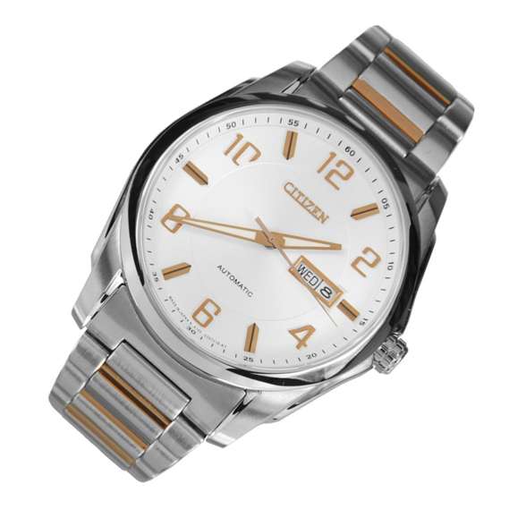 Citizen NP4020-60A Mechanical Mens Sapphire Two Tone Watch