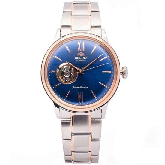 Orient Bambino Blue Open Heart Dial RA-AG0433L00C RA-AG0433L Mens Watch
