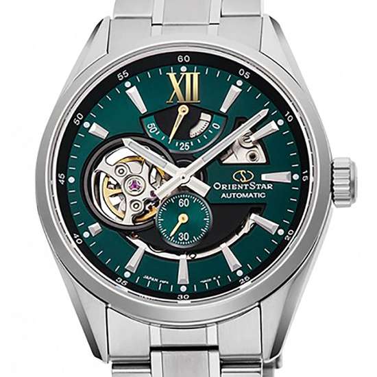 Orient Star Green Skeleton Dial Watch RE-AV0114E RE-AV0114E00B
