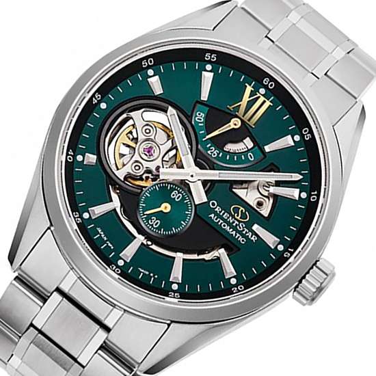 Orient Star Green Skeleton Dial Watch RE-AV0114E RE-AV0114E00B